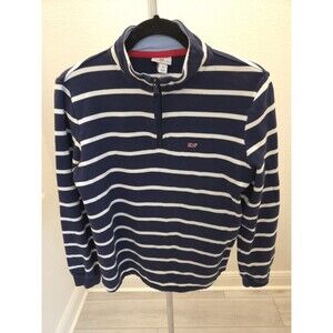 Vineyard Vines S Coastal Grandmother Striped Quarter-Zip Nautical Quiet Luxury